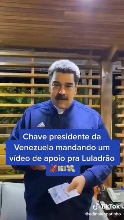 Amiguinho ditador de Lula mandando seu apoio