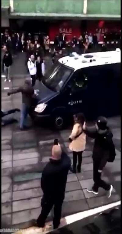 Riots in several cities in the Netherlands over curfew.