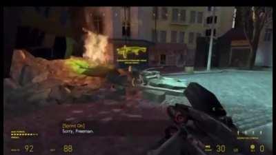 I discovered a cut npc line when you bump into swuad member