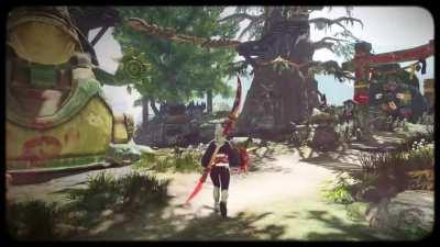 Just a little tribute to Rise PC release starring my character !