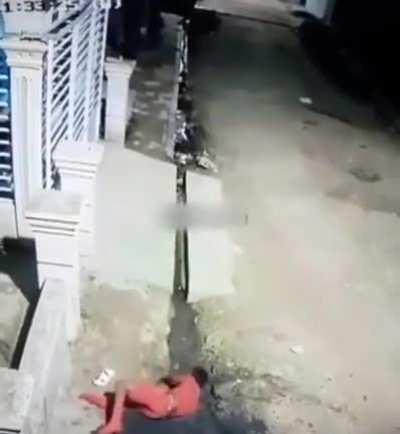 How did he walk away like nothing happened?