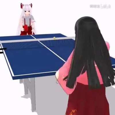 【Touhou MMD】Reach for the Ping Pong, Immortal Smoke【東方】
