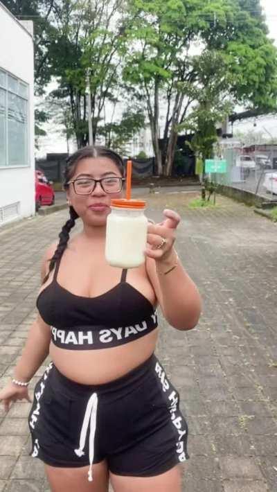 Milky puke recycling