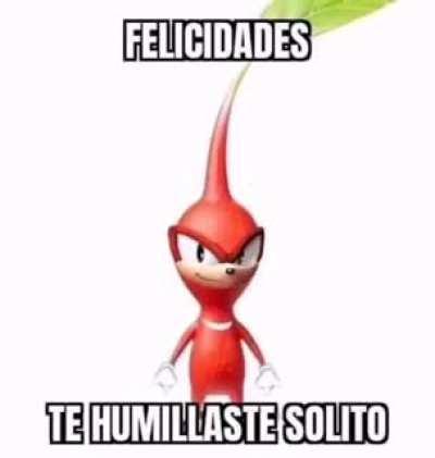 Felicidades te humillaste solito