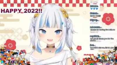 2022 Gura has a message for 2023 Gura!