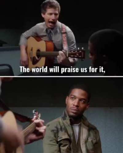 Polish soldiers spending time with their American colleagues