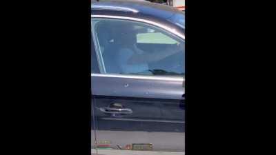 Real Life NPC Drives with Missing Tire