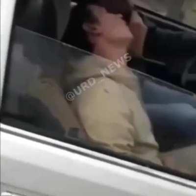 Just a tad wasted behind the wheel