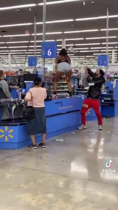 Interrupting other people job for comedy