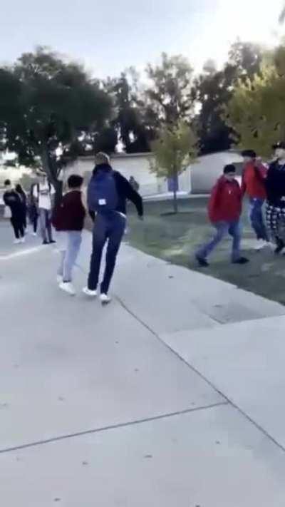 I missed school today and someone got stabbed 💀