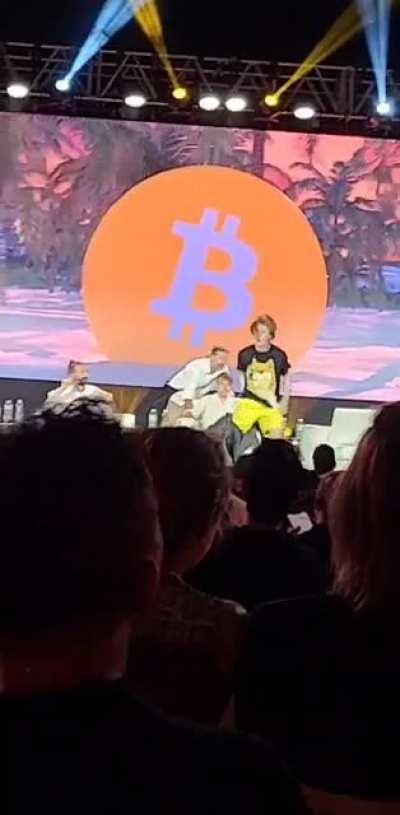 Better angle of the Doge Boy at Bitcoin Miami