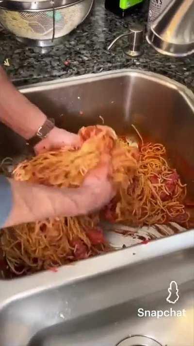 Why do this in a sink? 