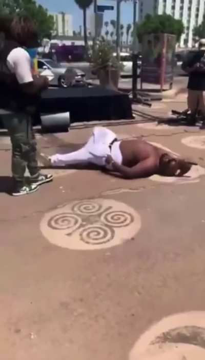 Jump off stage.. WCGW