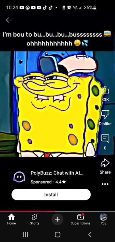 Poly buzz ai app ad I saw