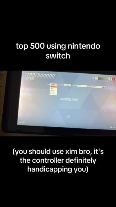 i was not joking about top 500 on nintendo switch (cross-play on)