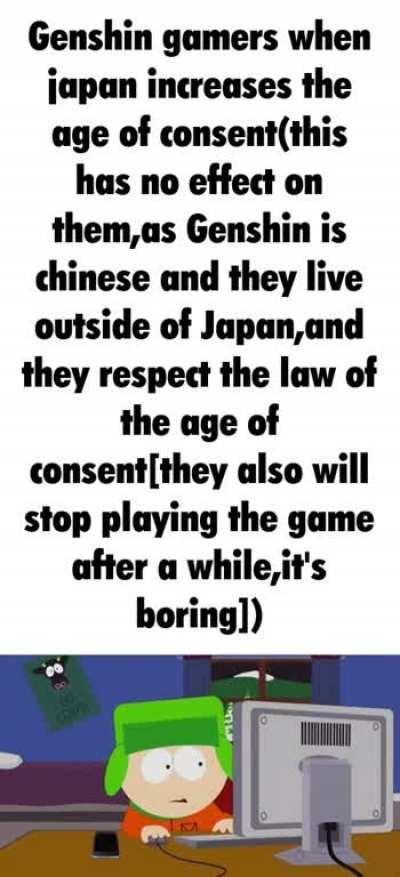 Genshin is more boring than it is degenerate tbh