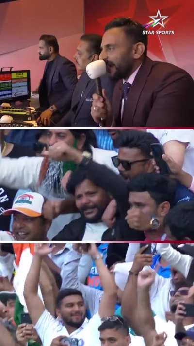 Ravi Shastri was in tears during commentary as Reddy completed his maiden international hundred