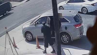 Well boys, don’t look away for a second. My crews car is the white truck across the street, and we were in the truck while taking a 10 minute break.