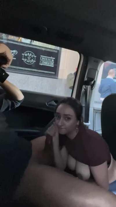 First cumwalk! Did it infront of Twitter HQ in SF