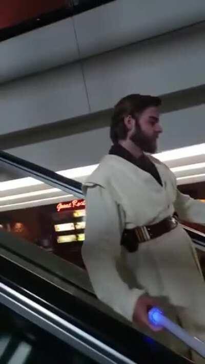 “It’s over Anakin, I have the high ground!”