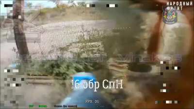 Russian drone ambushes a Ukrainian soldier, Kupyansk direction