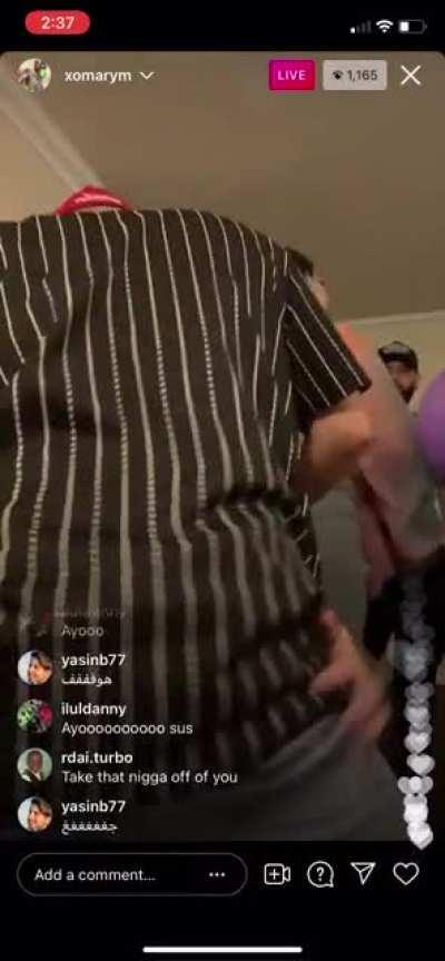 Mary Drunk on live during a Pride😕 party