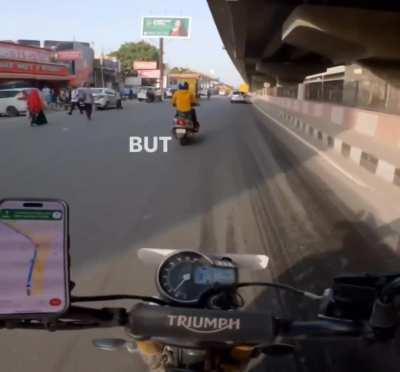 American take on Delhi's traffic