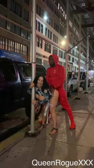 BBC Doggystyle Interracial Latina Public Porn GIF by moneymane6