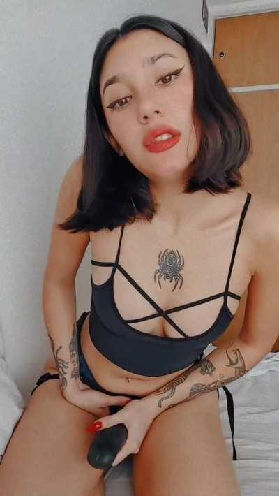 first im gonna make u deepthroat it and then im gonna fuck u so hard that u will think ur name is little bitch