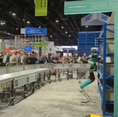 Even a robot malfunctions due to work demands-