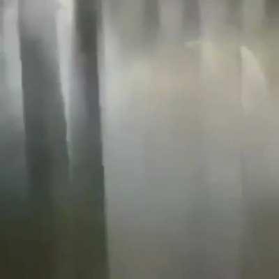 Medic after the aftermath of the shelling in abu hatab, gaza