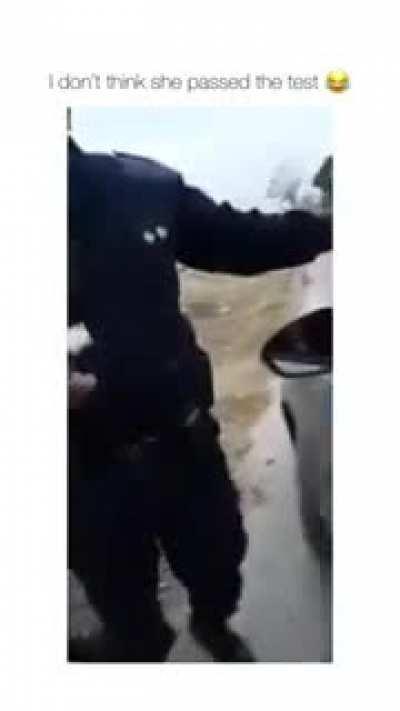 She's so drunk, well you'll see.