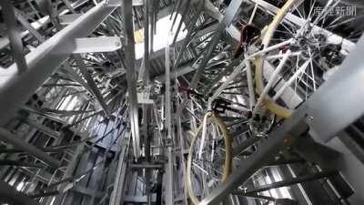 Underground bicycle parking, Japan