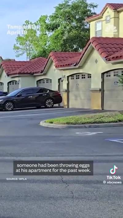 43 year old Florida man pins 12 year old girl he suspected of egging his house