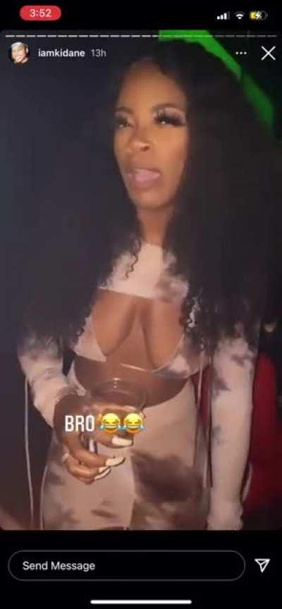 Looking sexy in the club