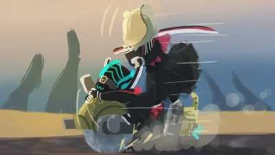 Leaked Footage, Saryn and Valky got their hands on the ghoul saw first.