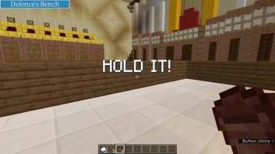 We Built the Courtroom in Minecraft! (w/ Command Block Features)