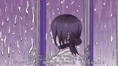 Do you prefer the town mouse or the country mouse? (Fan Animation by 结衣Yui狐)