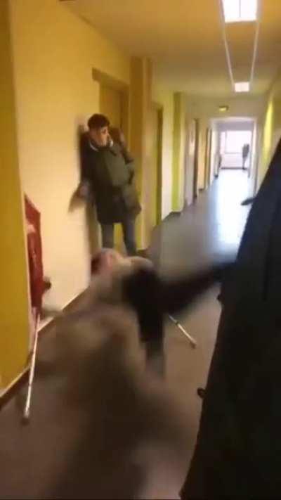 Worst handstand ever... on crutches