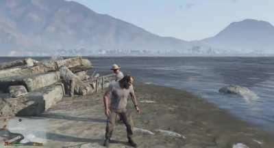 Taking ron for fishing (glitch)