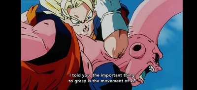 I know a lot of people don't like how much one-sided this fight is, but you gotta admit, Vegito is funny as hell.