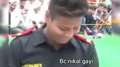 When you are in a Christian School and forced to present a skit