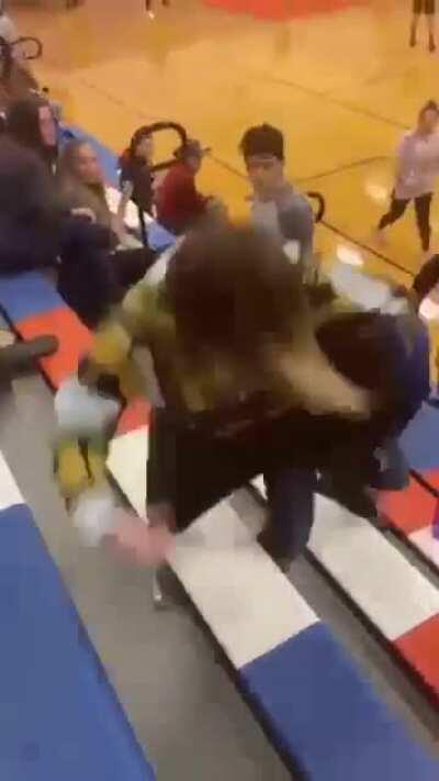 Fight at my school yesterday