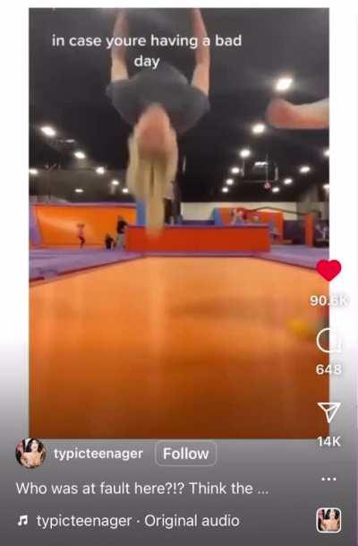 Not only are kids fucking stupid, but they’re blind too. (Not my video)