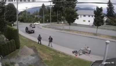 Man trying to steal bike gets obliterated