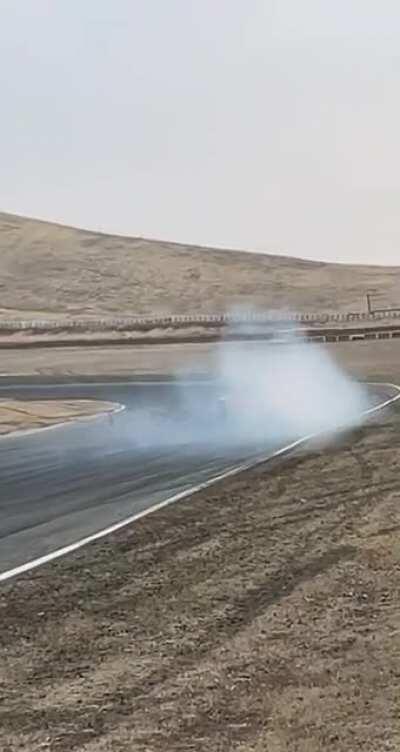 110mph+ entry at Thunderhill East.