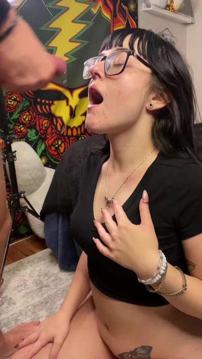 I took a big one on camera