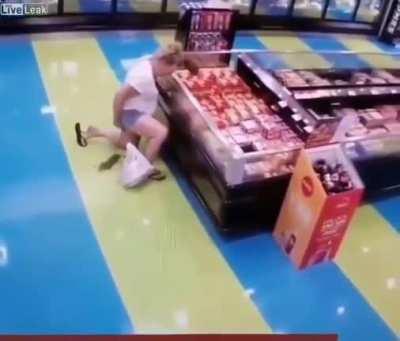 When you die in the store.