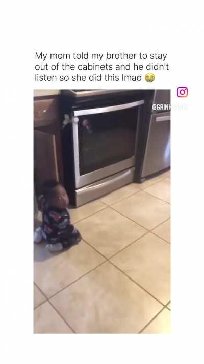 When you don't listen to your parents