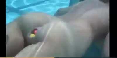 Roxy Raye At The Pool. Stuffing Her Ass As Usual